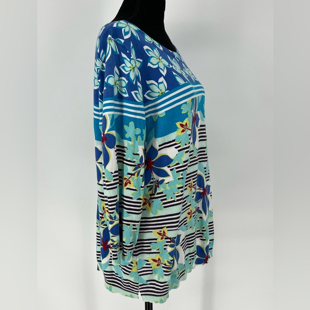 Talbots Lightweight Crewneck Pullover Cotton Swea… - image 4